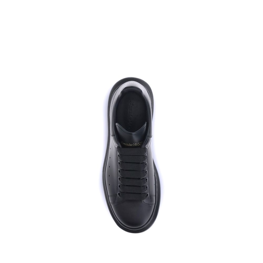 Alexander McQueen Black Leather Sneakers