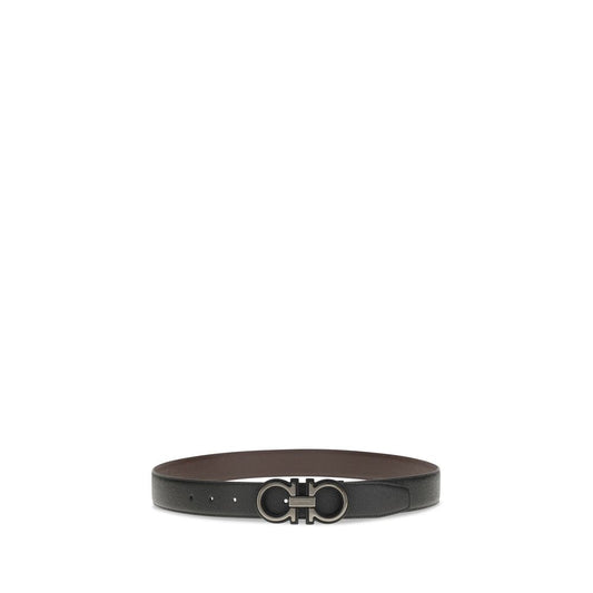 Ferragamo Gürtel aus schwarzem Kalbsleder