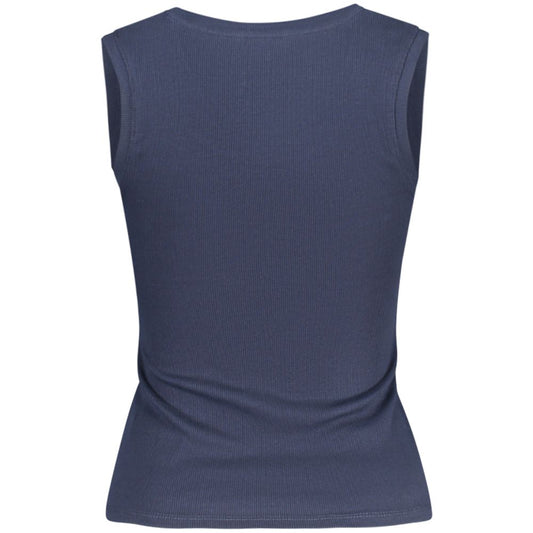 Tommy Hilfiger Blue Cotton Women's Tank Top Shirt