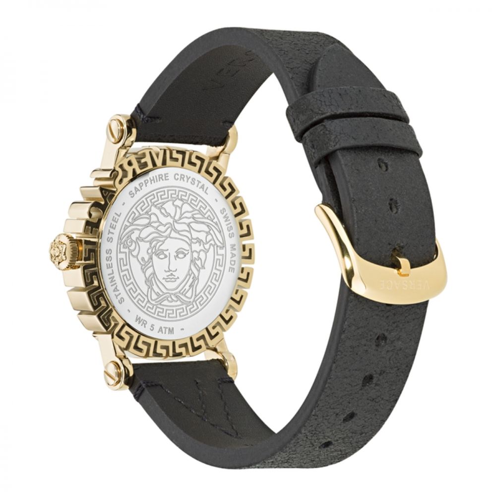 Versace Black Fur Watch