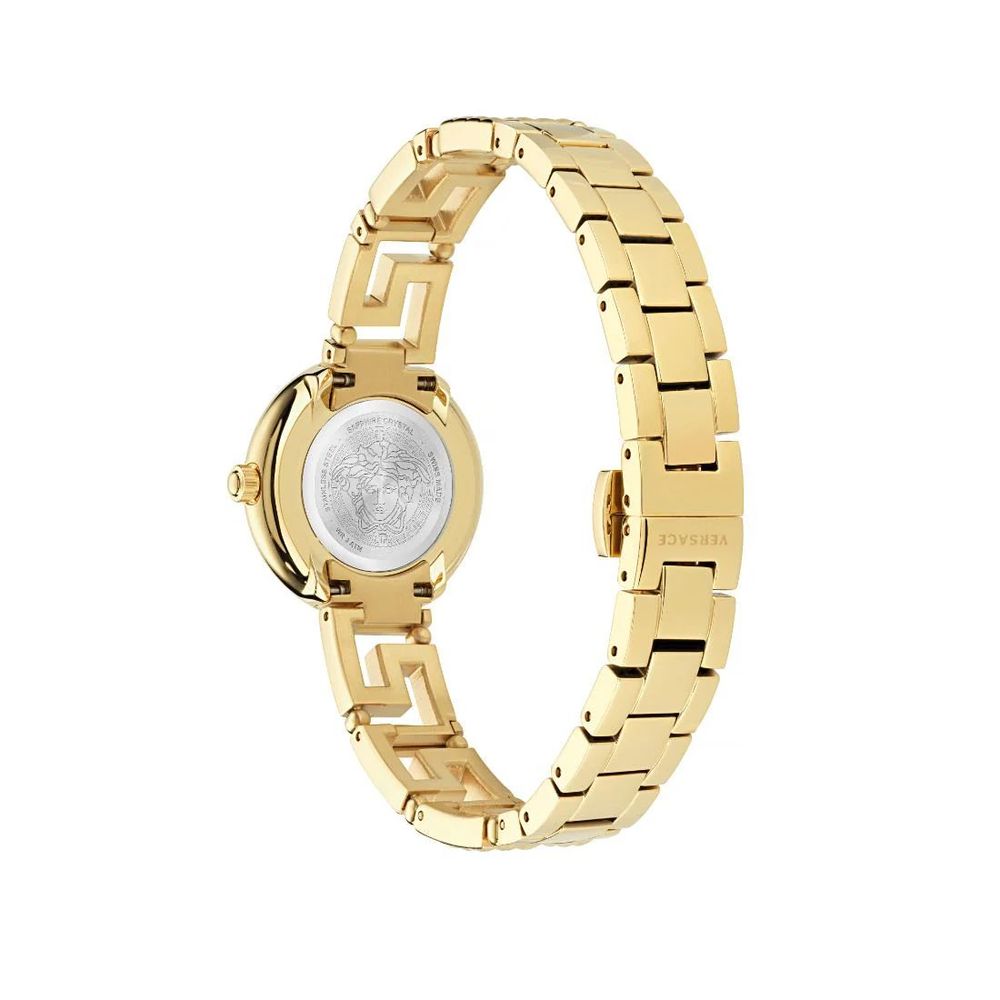 Versace Gold Stainless Steel Watch