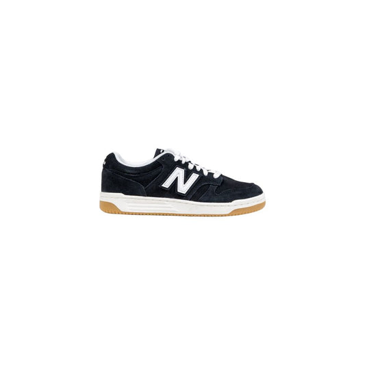 New Balance Black And White Leather Sneakers