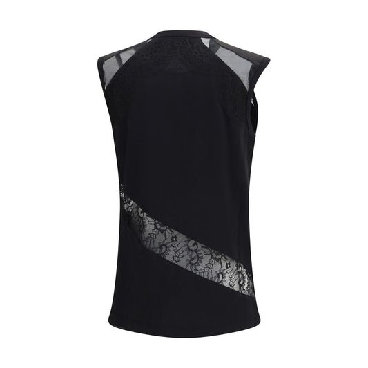 PINKO Black Cotton T-Shirt