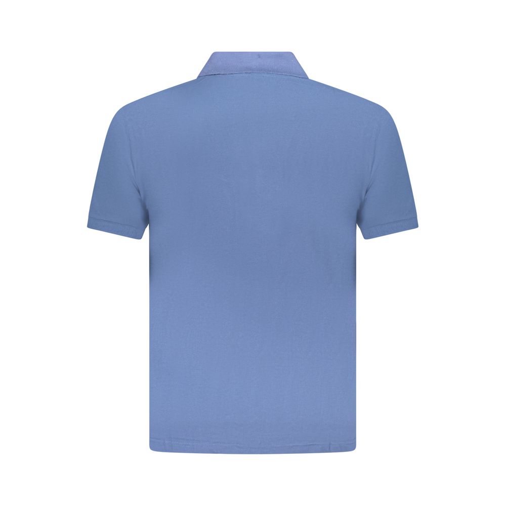 U.S. Grand Blu Cotton Men's Polo Shirt
