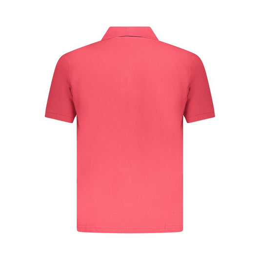 U.S. Grand Red Cotton Men's Polo Shirt
