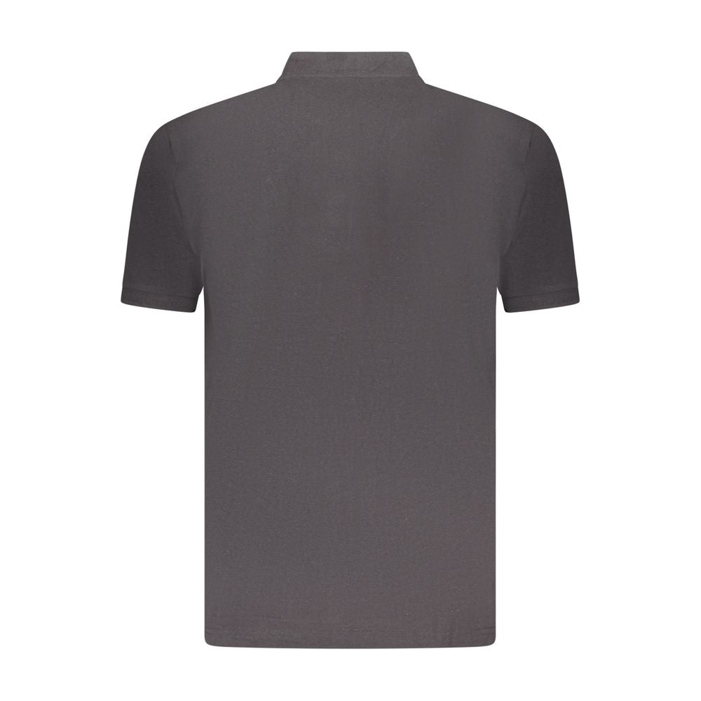 U.S. Grand Black Cotton Men's Polo Shirt