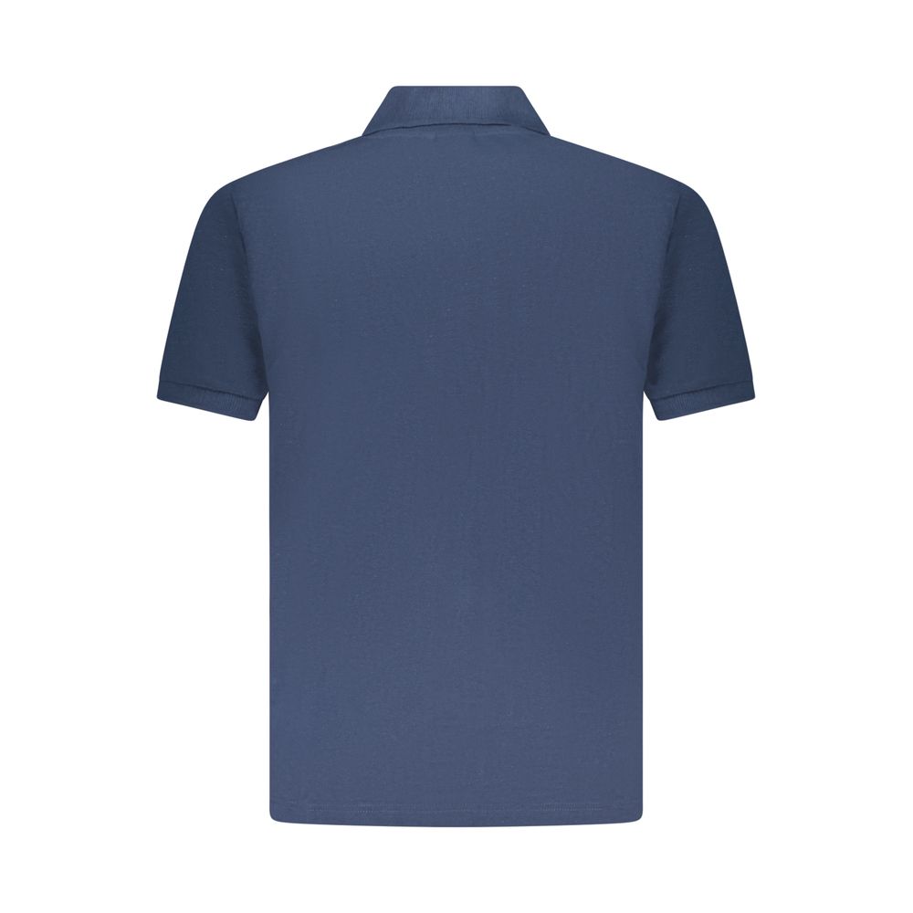 U.S. Grand Blue Cotton Men's Polo Shirt