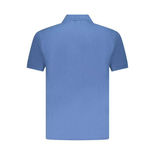 U.S. Grand Blue Cotton Men's Polo Shirt