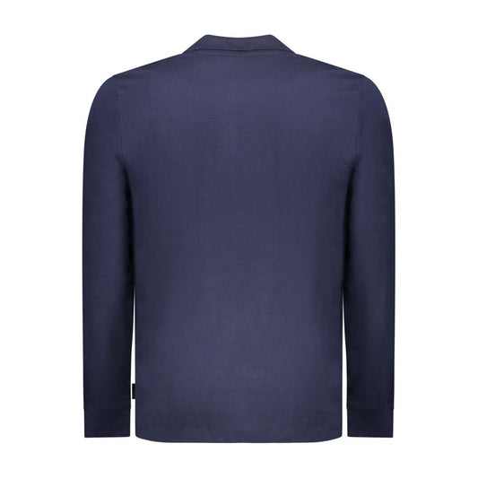 U.S. Grand Blu Cotton Herren Polohemd