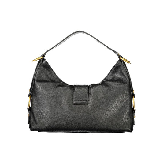 Guess Jeans Nero Polyurethan Damenhandtasche