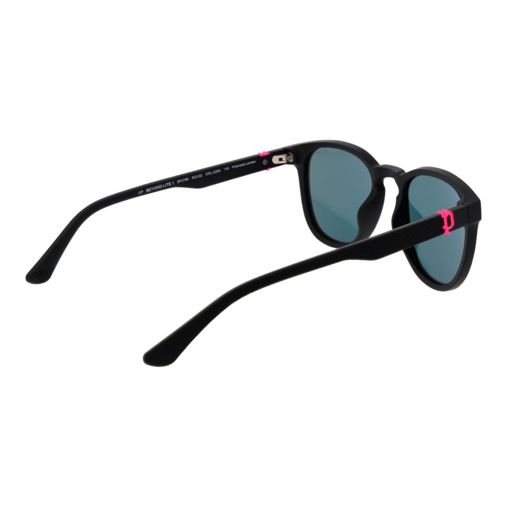 Police Schwarze Kunststoffsonnenbrille