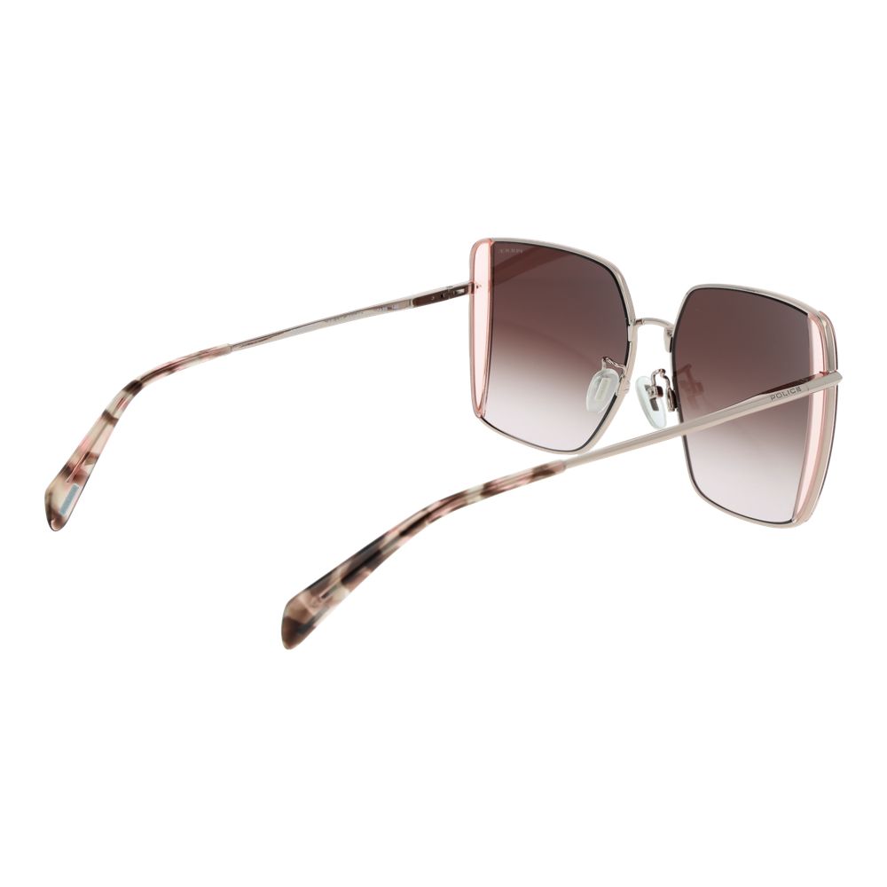 Police Roségoldene Metall-Sonnenbrille