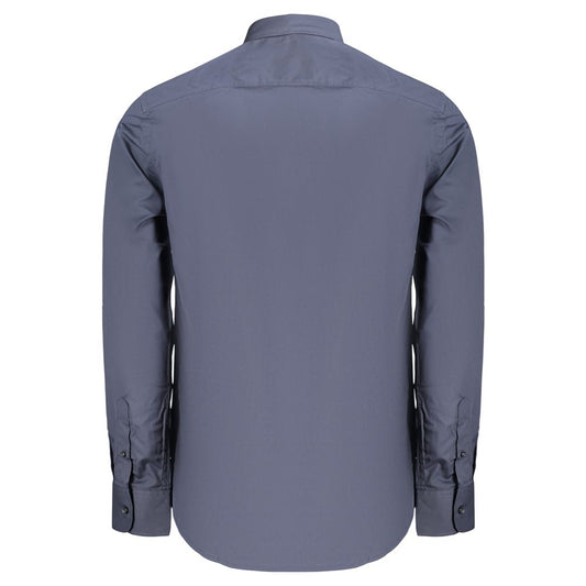 U.S. Grand Blue Cotton Men's Shirt