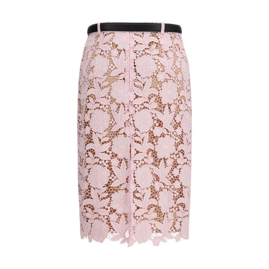 Self-Portrait Multicolor Midi Skirt