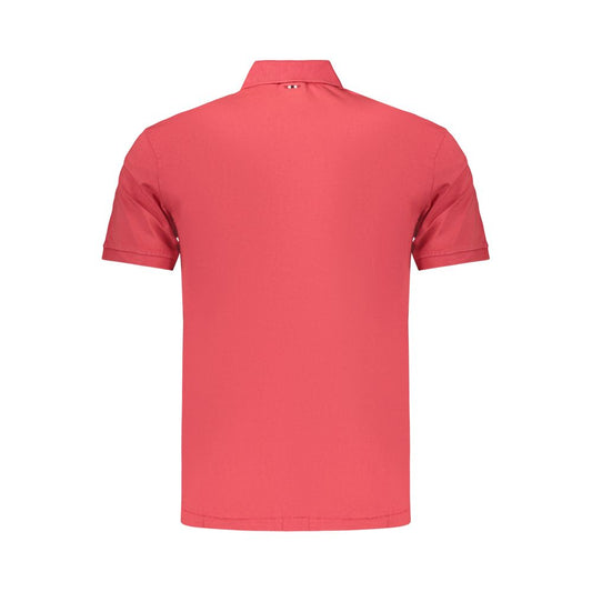 Napapijri Red Cotton Polo Shirt