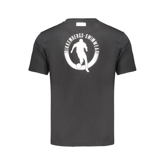 Bikkembergs Black Cotton T-Shirt