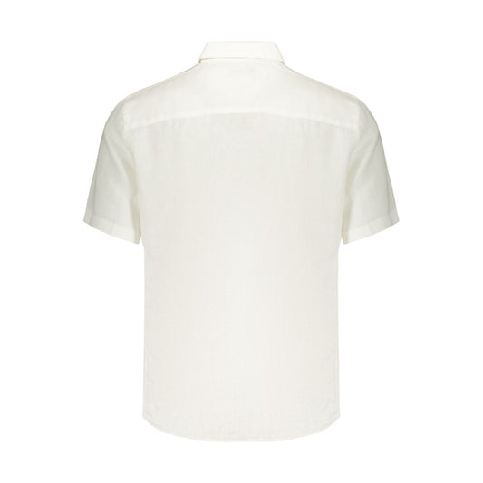 North Sails White Linen Men's Shirt