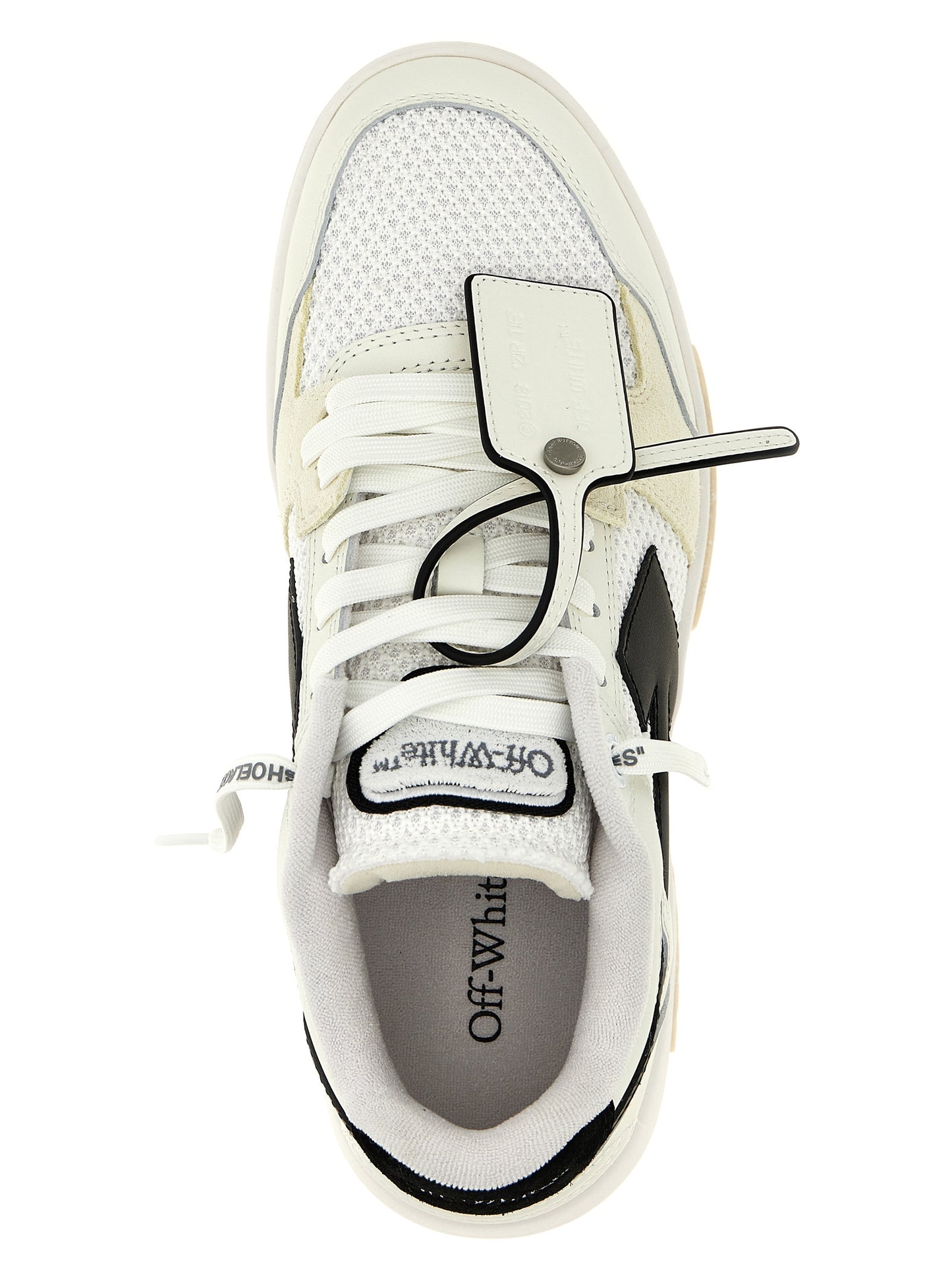 Off-White Bicolor-Sportschuhe aus Rindsleder