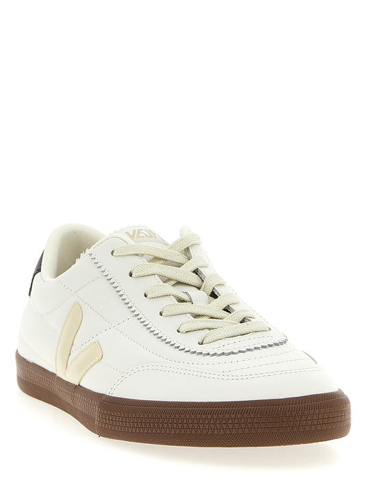 Veja Bicolor-Sneakers aus echtem Leder
