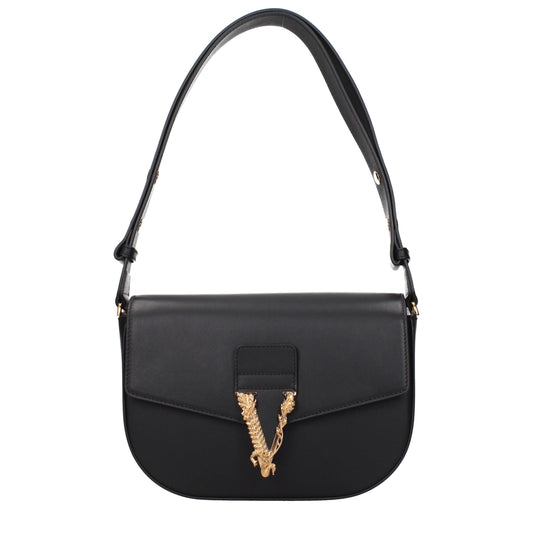 Versace Black Leather Handbag
