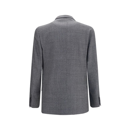 Lardini Gray Wool Oves Aries Blazer