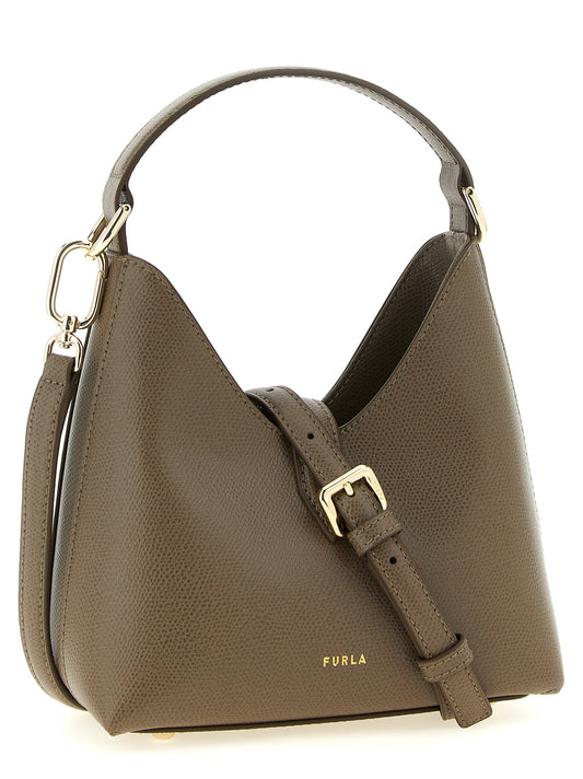 Furla Iride Brown Leather Handbag