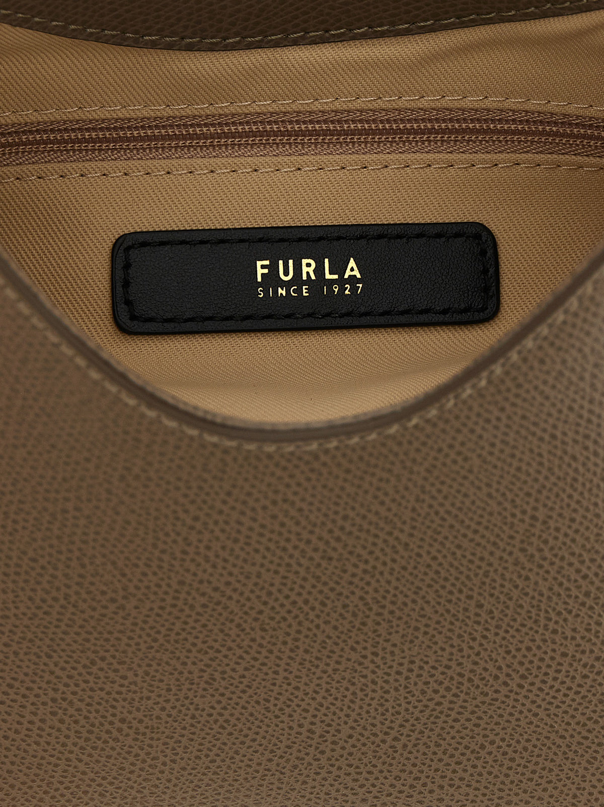 Furla Iride Brown Leather Handbag
