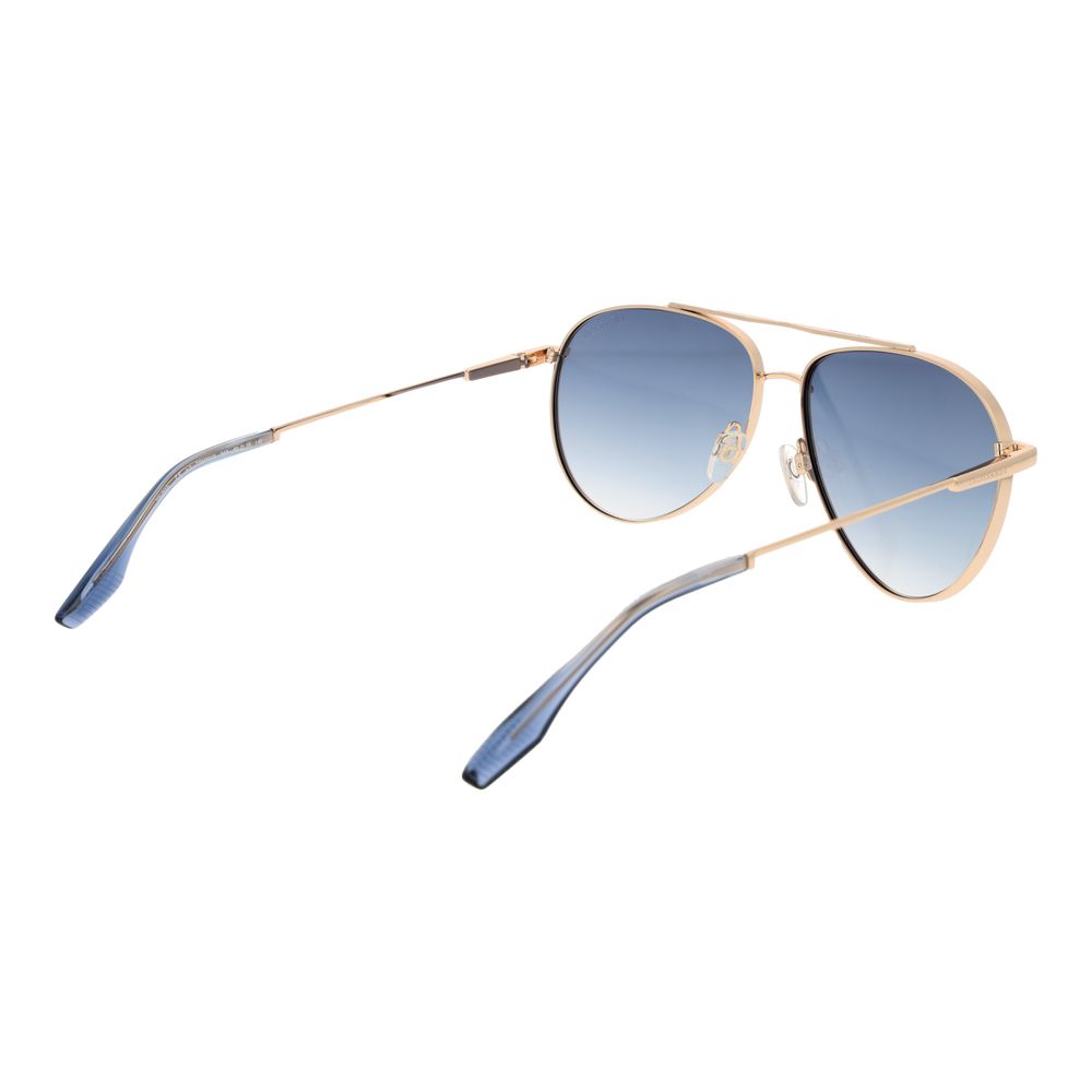 Trussardi Sonnenbrille aus goldfarbenem Edelstahl