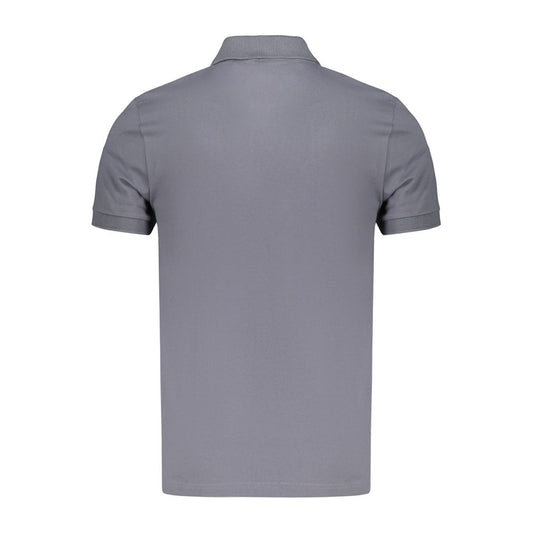 Hugo Boss Gray Cotton Men's Polo Shirt