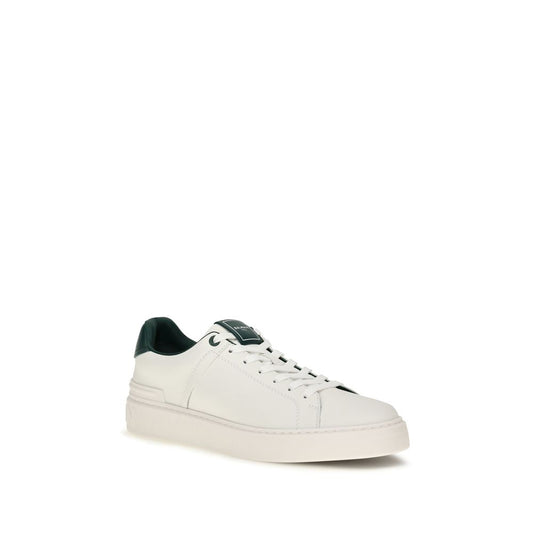 Balmain White Leather Sneakers