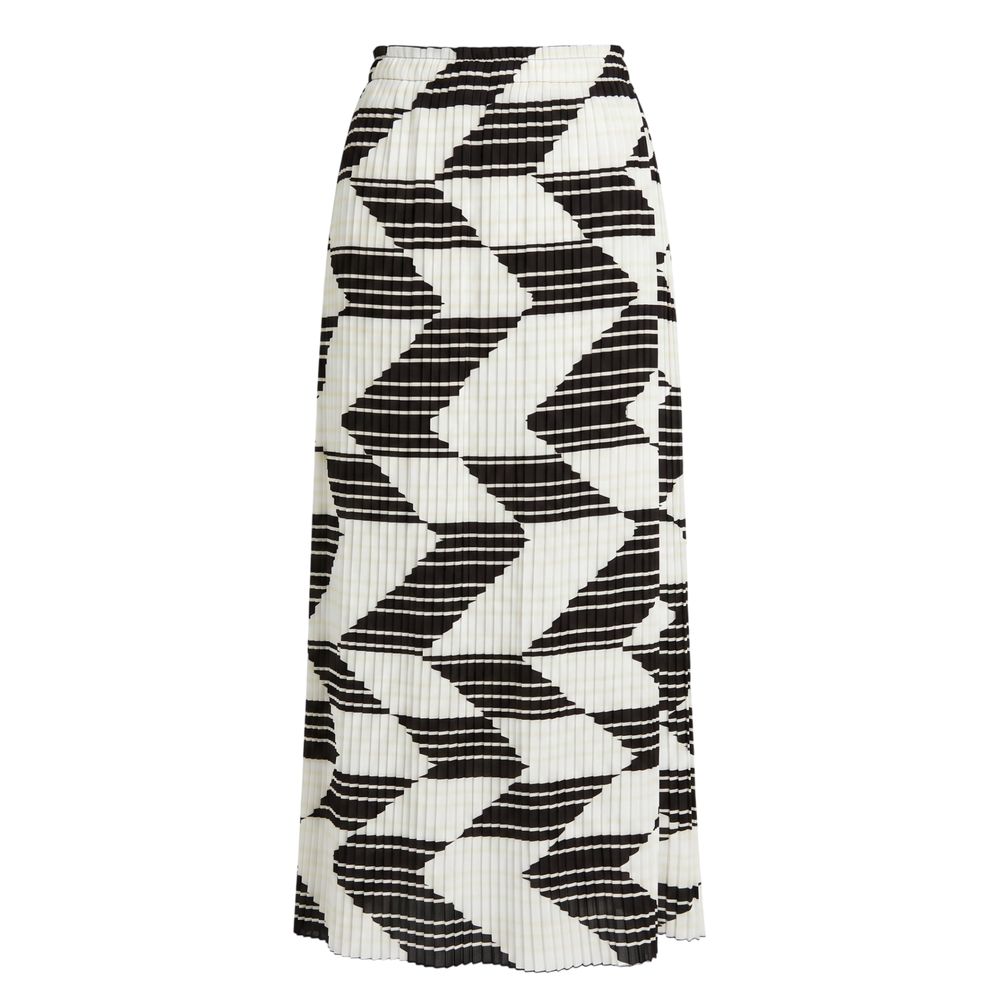 Trussardi White Polyester Women Skirt
