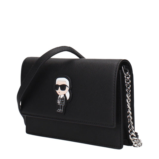 Karl Lagerfeld Black Polyethylene Handbag