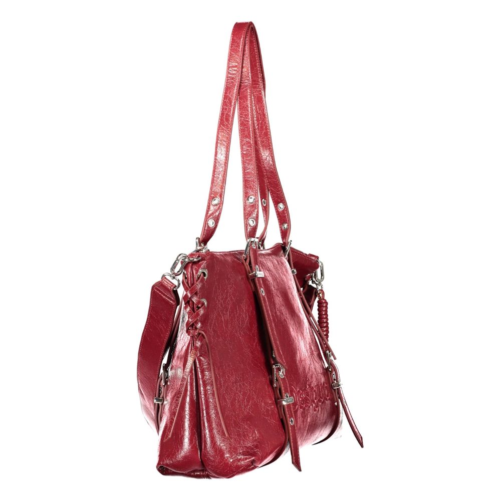 Desigual Lanuza Red Polyurethane Women Handbag