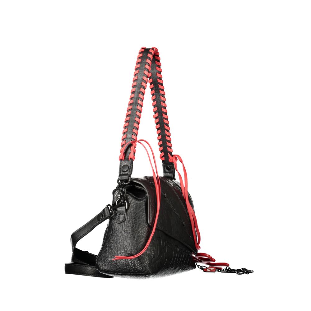 Desigual Black Polyurethane Handbag