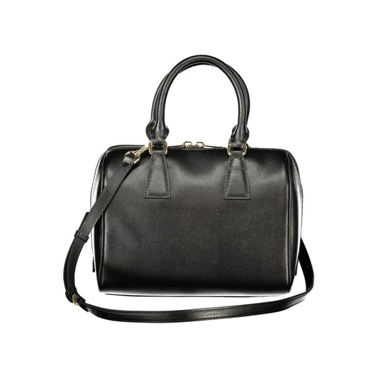 Furla Olivia M Boston Black Leather Women Bag