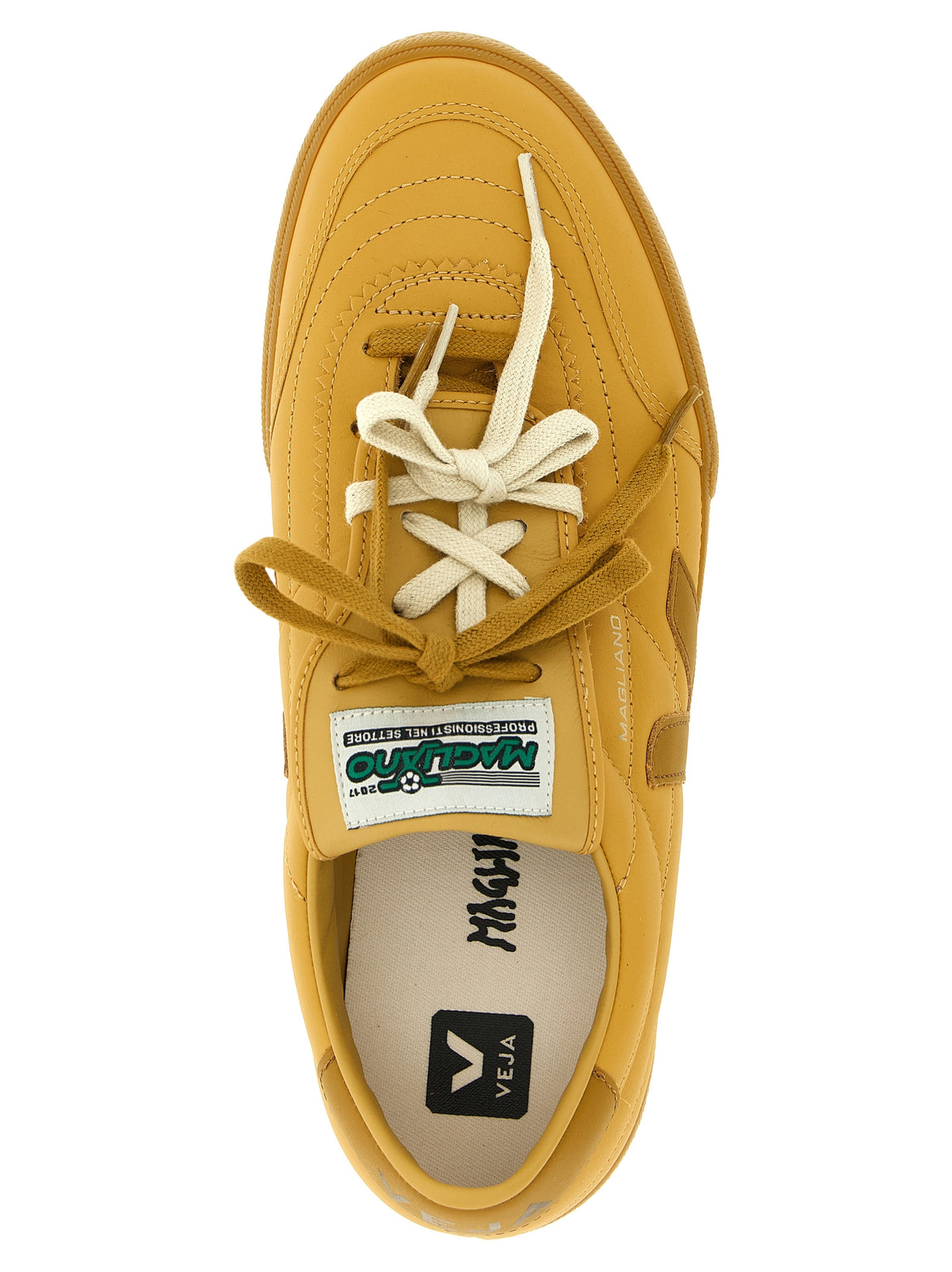 Veja Panenka Beige Leather Athletic Sneakers