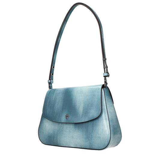 Tory Burch Blue Leather Handbag