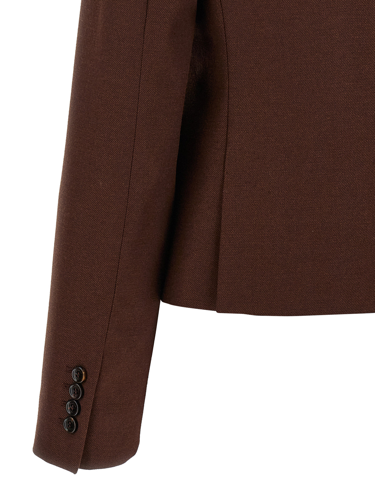 Max Mara Brown Wool Blazer