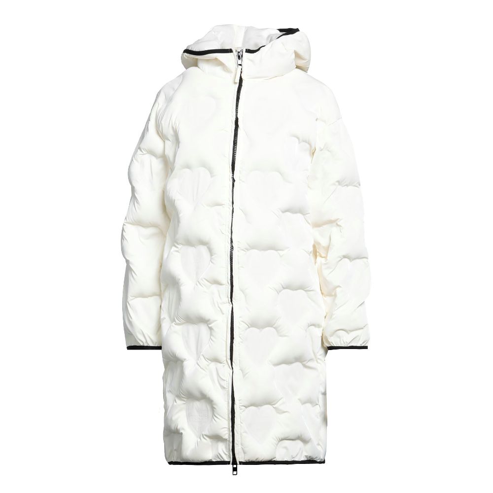 Love Moschino White Polyester Jackets & Coat