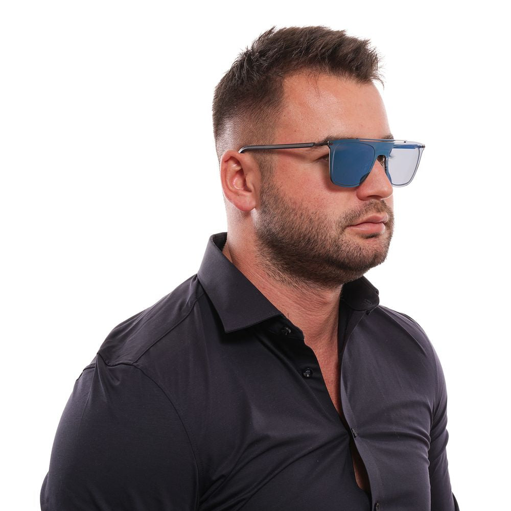 Polizei-Sonnenbrille aus blauem Kunststoff