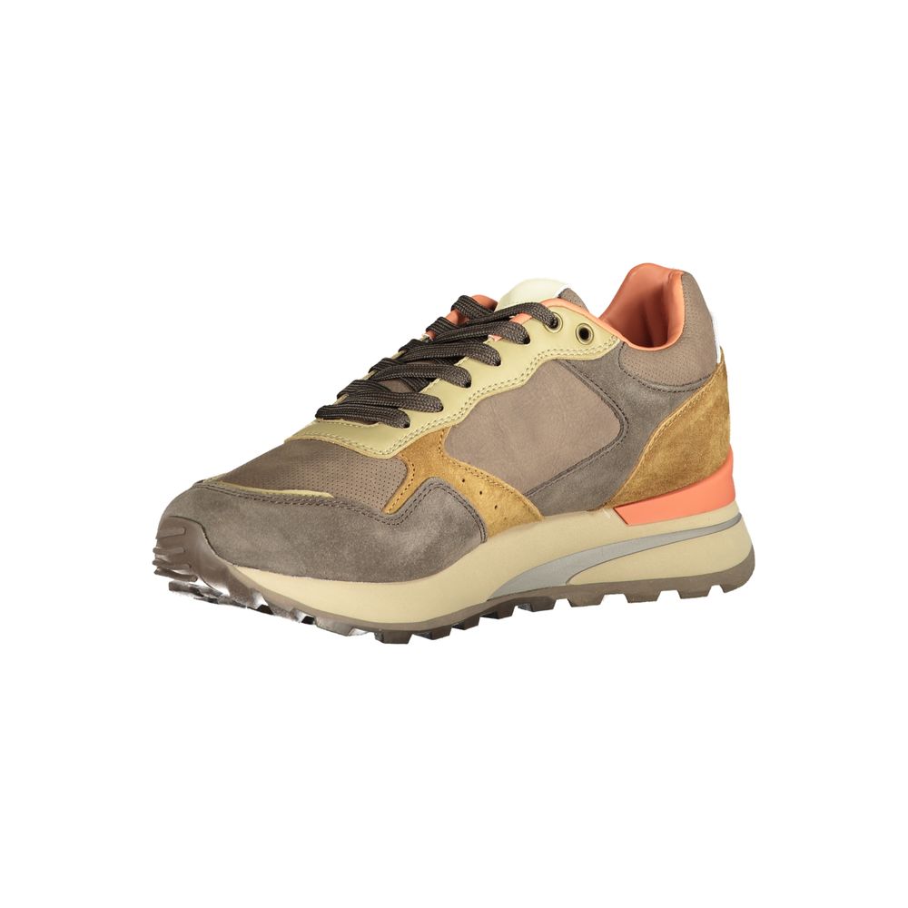 Blauer Marrone Polyurethan Herren Sneaker