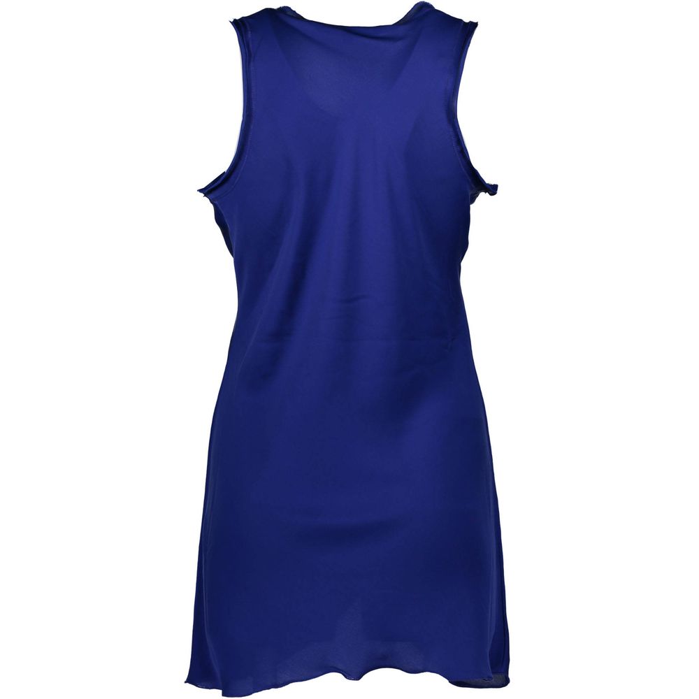 Silvian Heach Blue Polyester Women T-Shirt