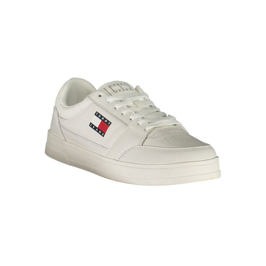 Tommy Hilfiger Herren Sneaker aus weißem Leder