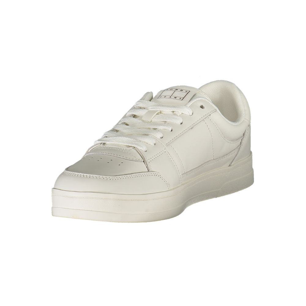 Tommy Hilfiger Herren Sneaker aus weißem Leder