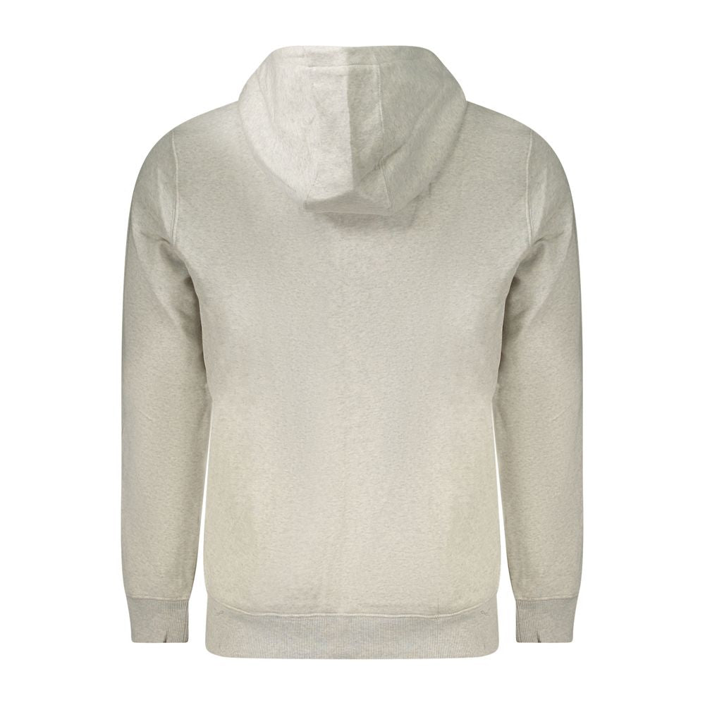 Tommy Hilfiger Gray Cotton Men's Sweatshirt Hoodie