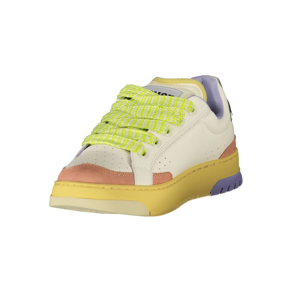 Blauer White Polyurethan Damen-Sneaker