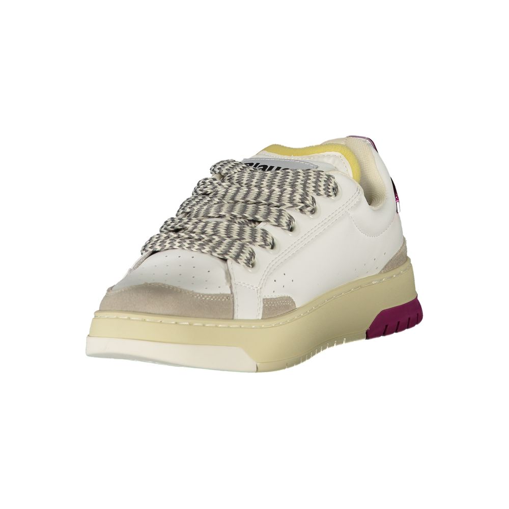 Blauer White Polyurethan Damen-Sneaker