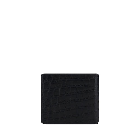 Saint Laurent Black Leather Wallet