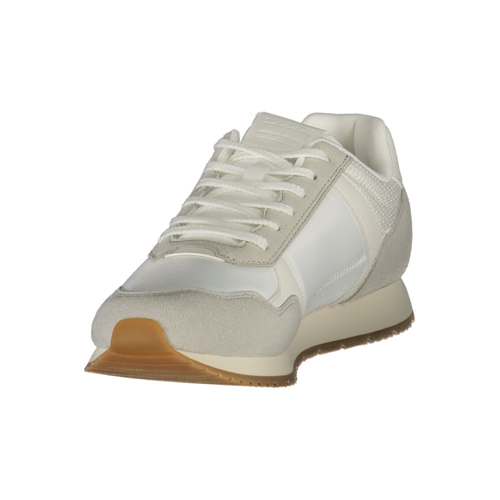 Tommy Hilfiger Bianco Polyurethane Men Sneaker