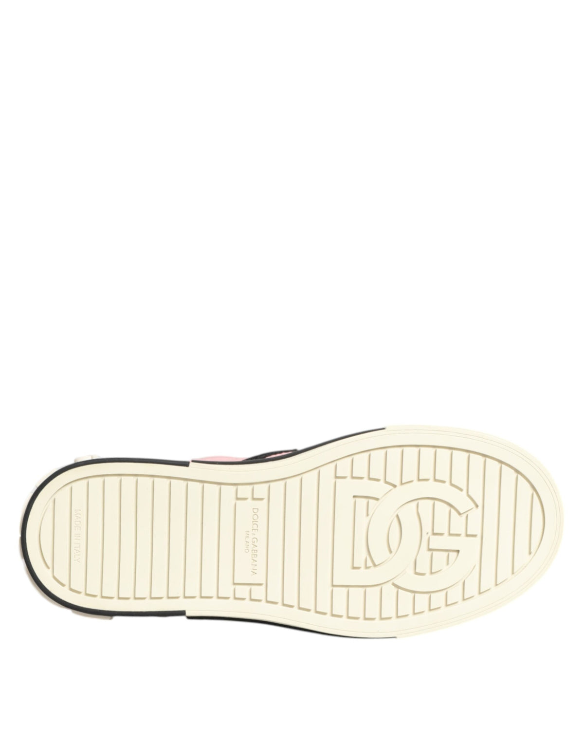 Dolce & Gabbana Pink gesteppte Nylon Slip-On Sneaker